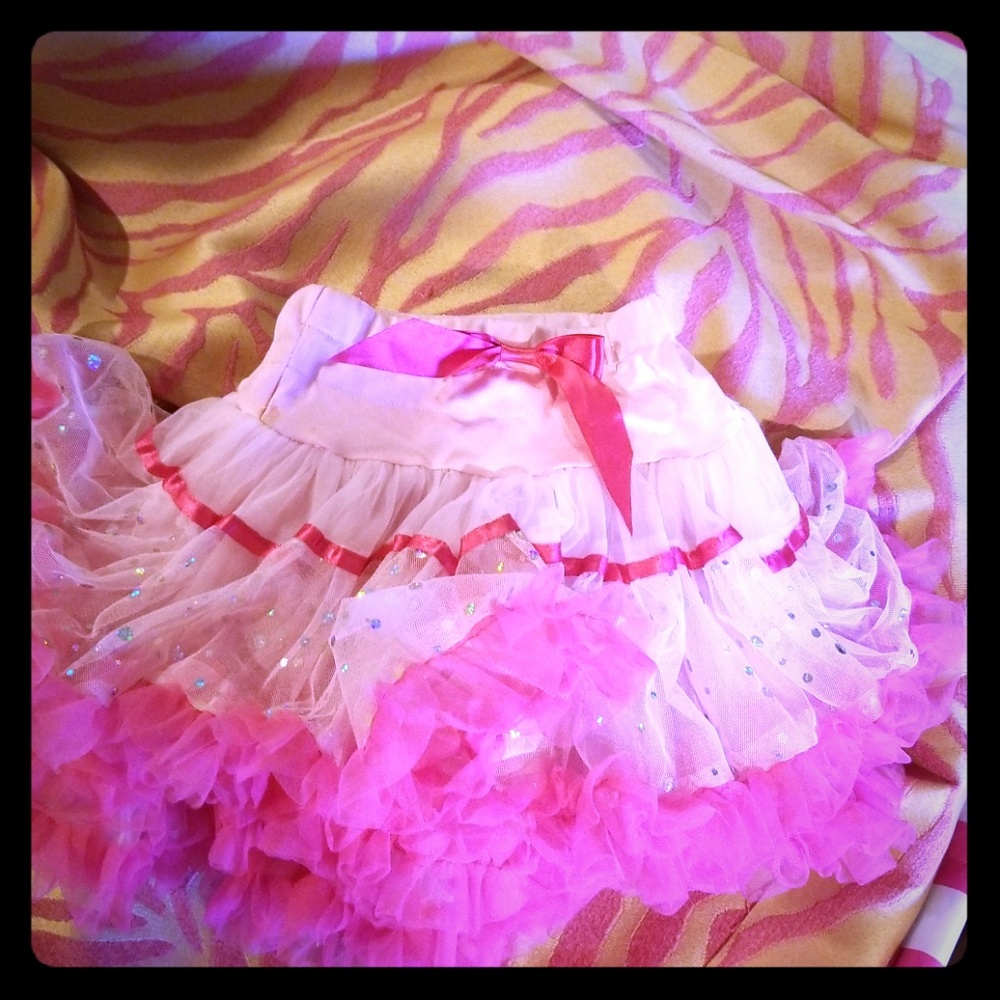 Pink frilly tutu